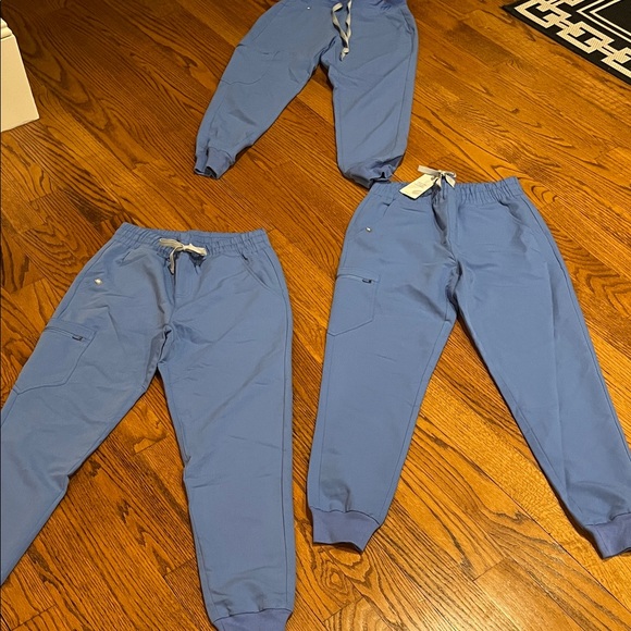 Figs Pants - Figs High-Waisted Blue Pants 3 in all two are size small and one is XS/P